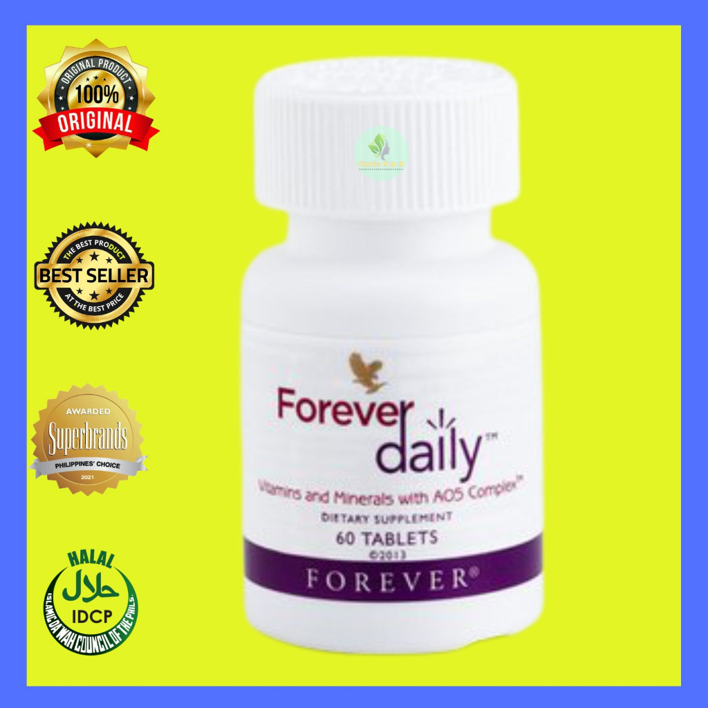 ORIGINAL FOREVER LIVING DAILY MULTIVITAMINS (60 TABLETS) Shopee