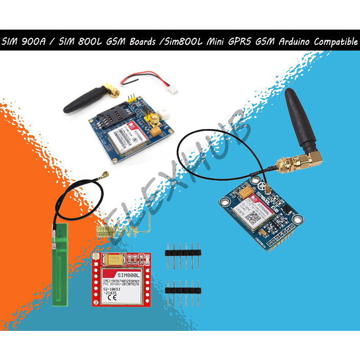 SIM 900A / SIM 800L GSM / SIM800L Mini GPRS GSM Boards Arduino ...
