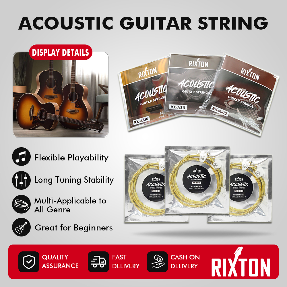 RIXTON Rx Bc10 Acoustic Guitar String Sets for Guitar Musical