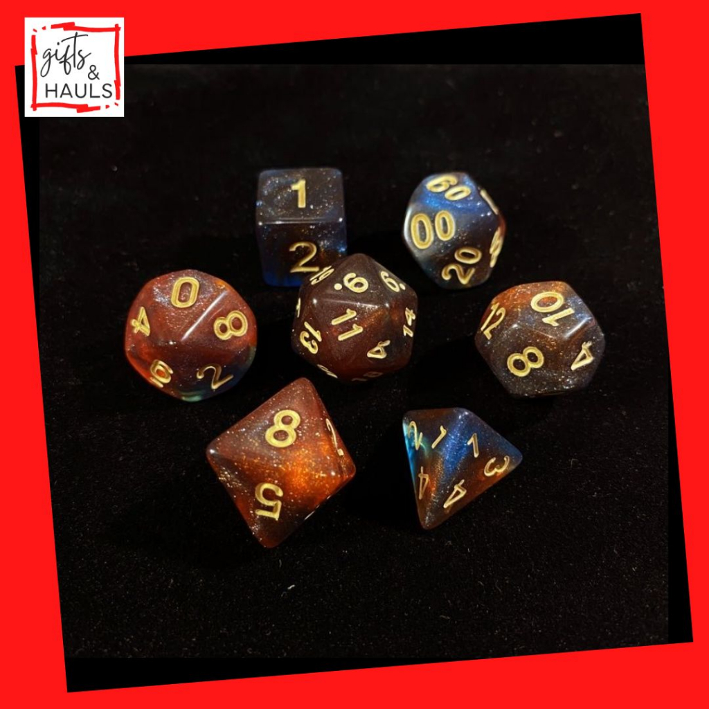 Polyhedral D20 Dice Set For D&D – 35 Dice With Bag & Play Mat - View #4