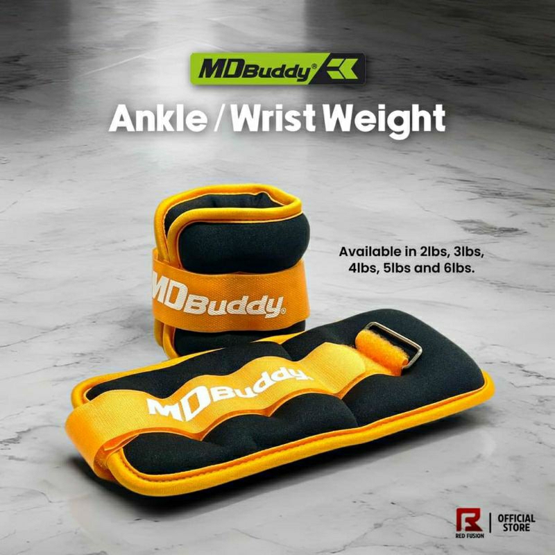 Mdbuddy MD1625 Ankle/Wrist Weights Pair | Shopee Philippines