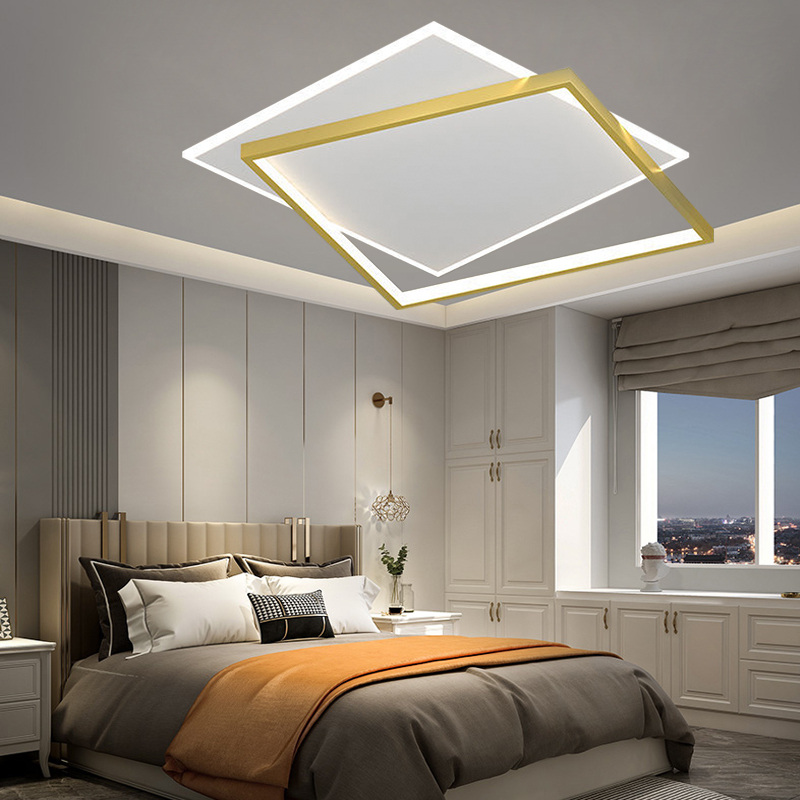 Tricolor Nordic Ceiling Light Bedroom Center Light Ceiling Remote ...