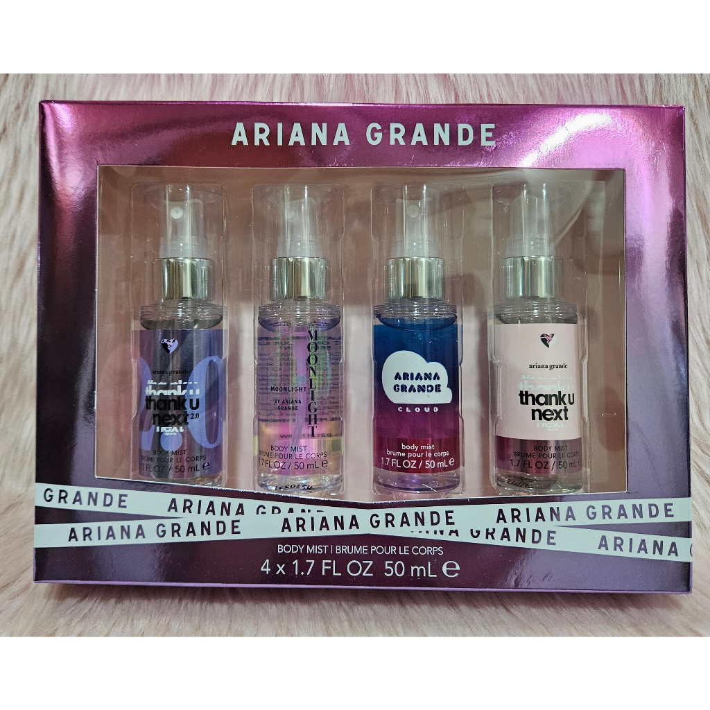 Limited Edition Ariana Grande Body Mist Travel Set, Cloud, Moonlight ...