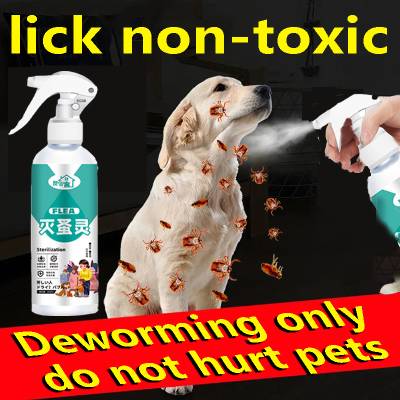 Dog Flea Spray 500ML Cat Lice Remover Dog Lice Killer Pet Anti Tick And Flea Spray Shopee
