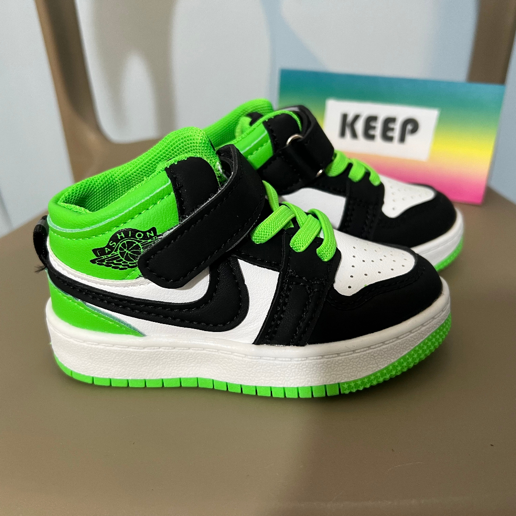 KEEP High Cut J0dan style Basketball Shoes Kids Boys Girls Sports Shoes