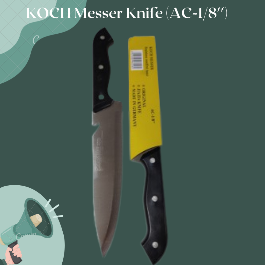 KOCH Messer Knife (AC1/8'') Shopee Philippines