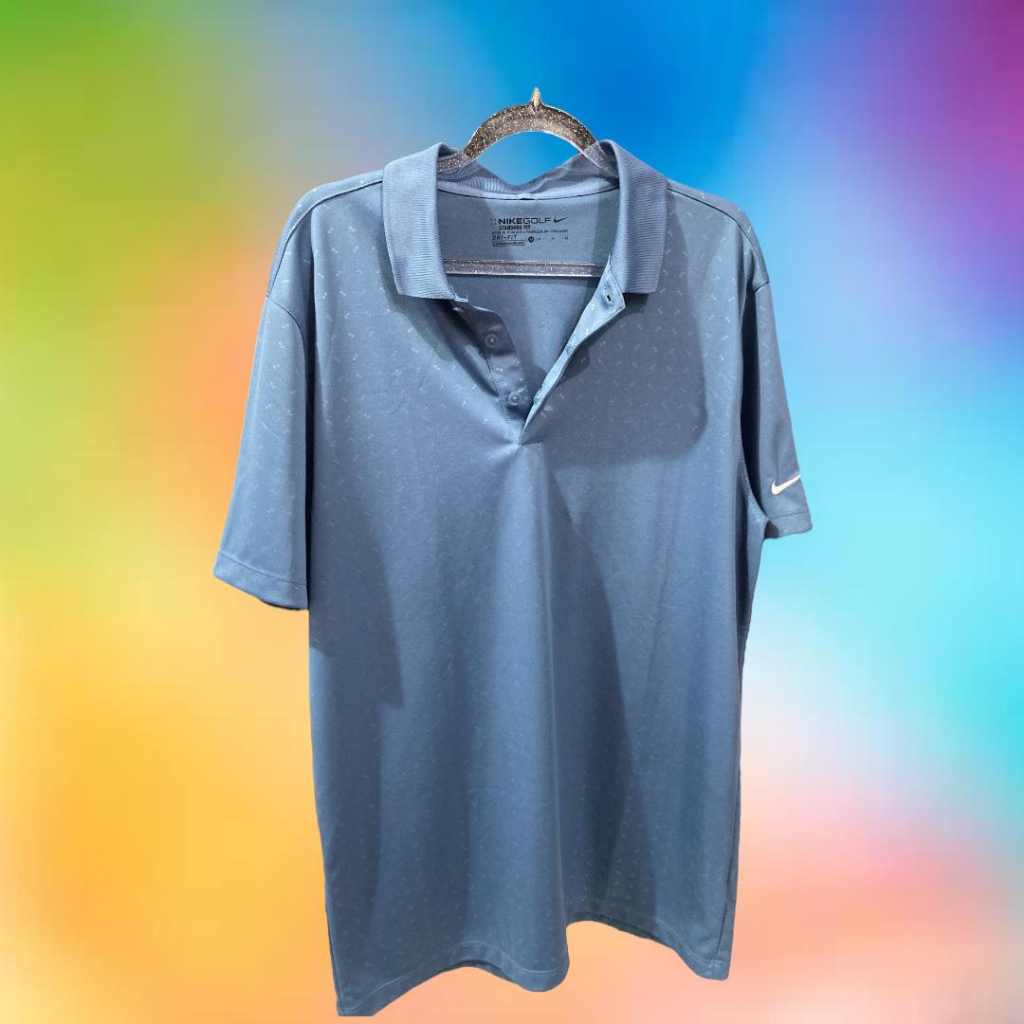 Nike Gold Men's Polo Shirt (MEDIUM) Shopee Philippines