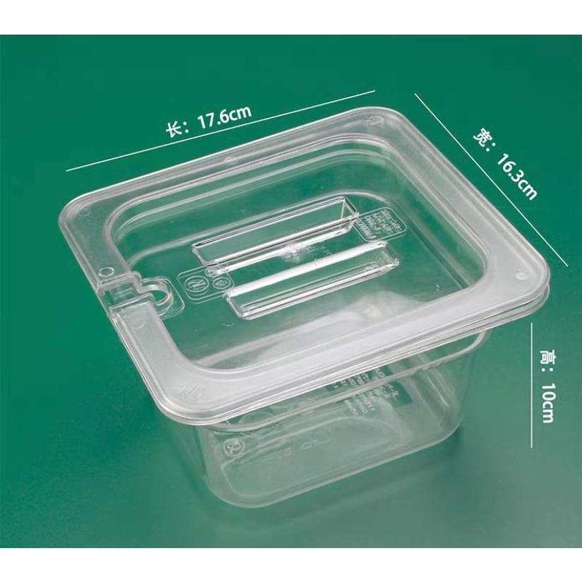 Acrylic Sinker Container Food Pan Sauce Pan Food Container Canister ...