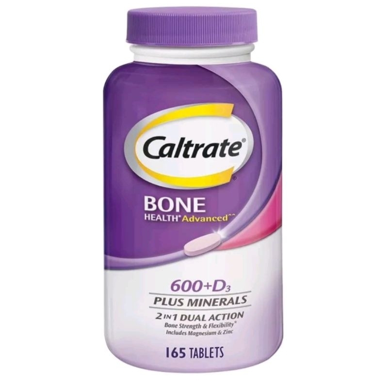 Caltrate Bone Health Advanced 2 in 1 Dual Action 165 tabs | Shopee ...