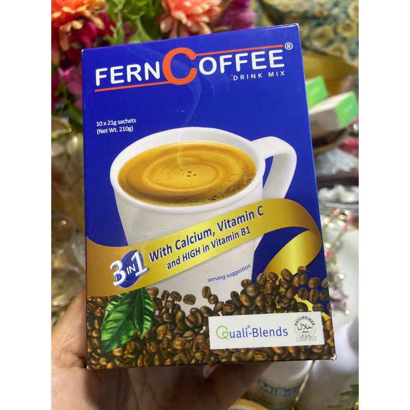 Fern Coffee 3in 1 with Calcium, Vitamin C and High in Vitamin B 1 ...