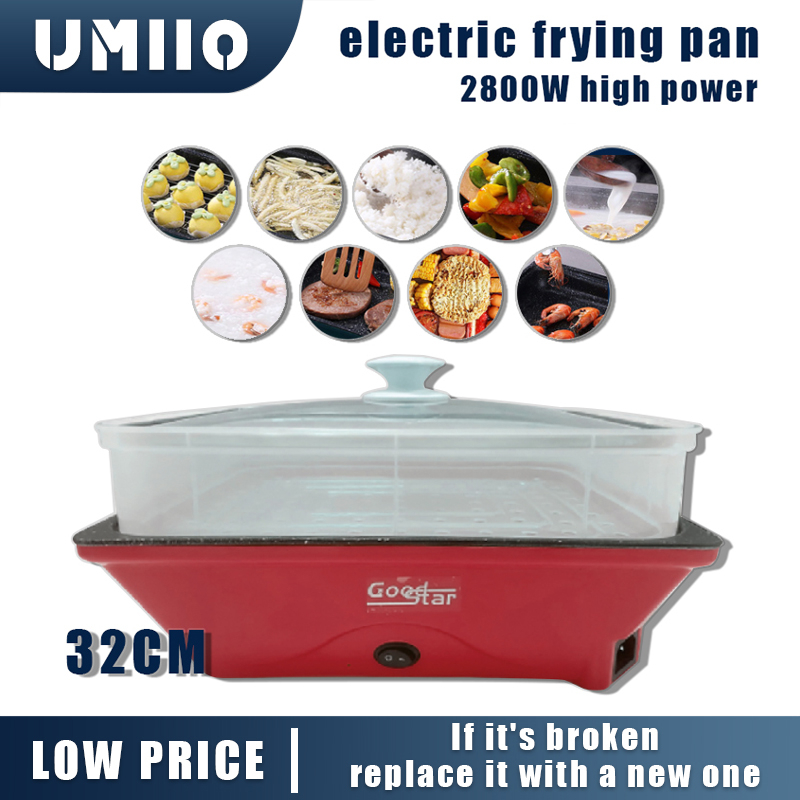 Electric pan nonstick Double multifunction pan bbq Korean Pan Fried