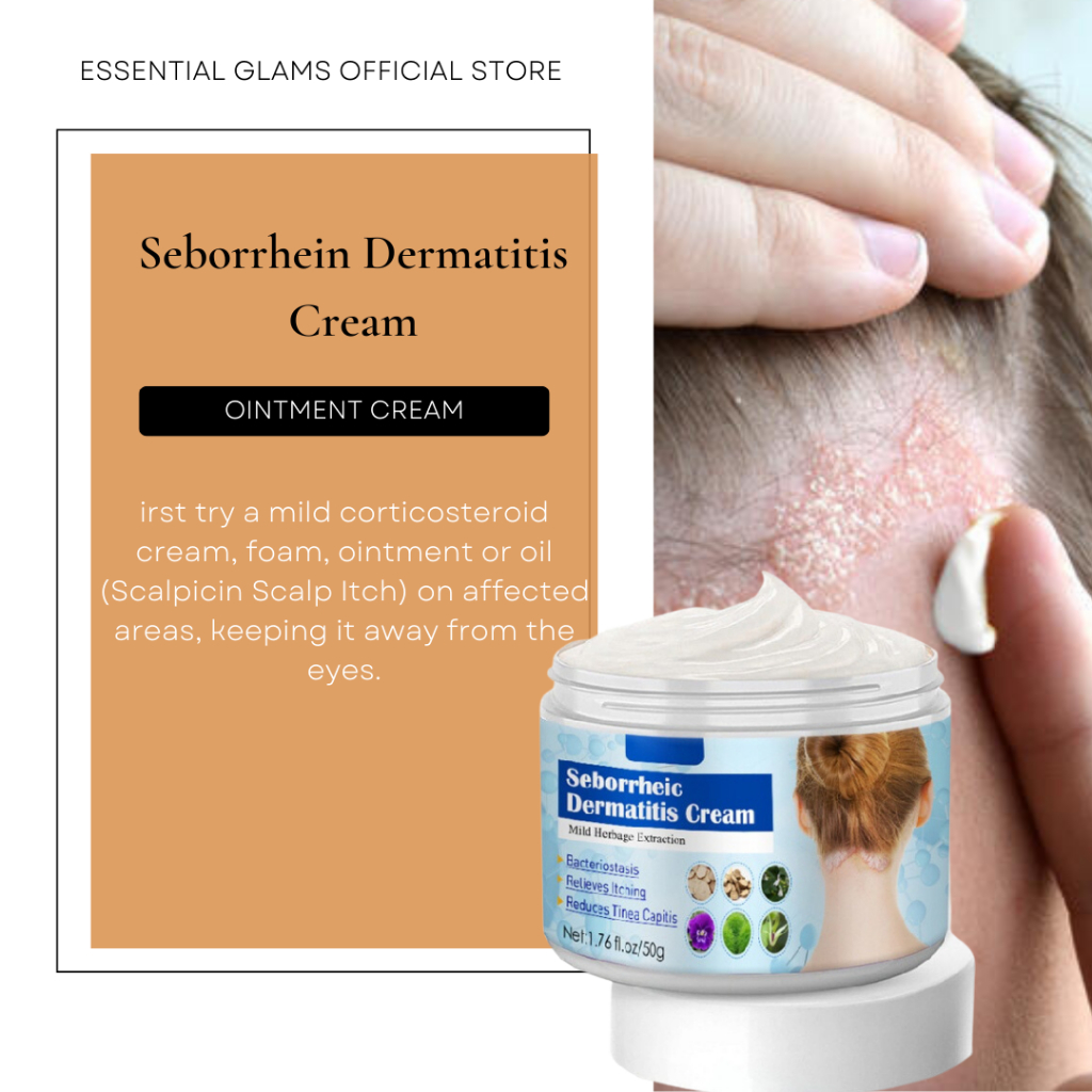 Original Seborrheic Dermatitis Cream Antibacterial , Anti Dandruff