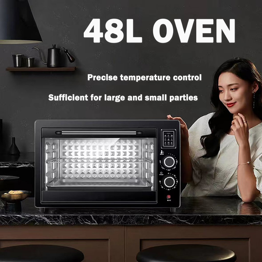 Oven 48L Electric Oven Household Large Capacity Baking Oven