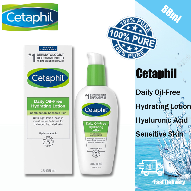 Cetaphil Moisturizing Cream Daily OilFree Hydrating Lotion Hyaluronic