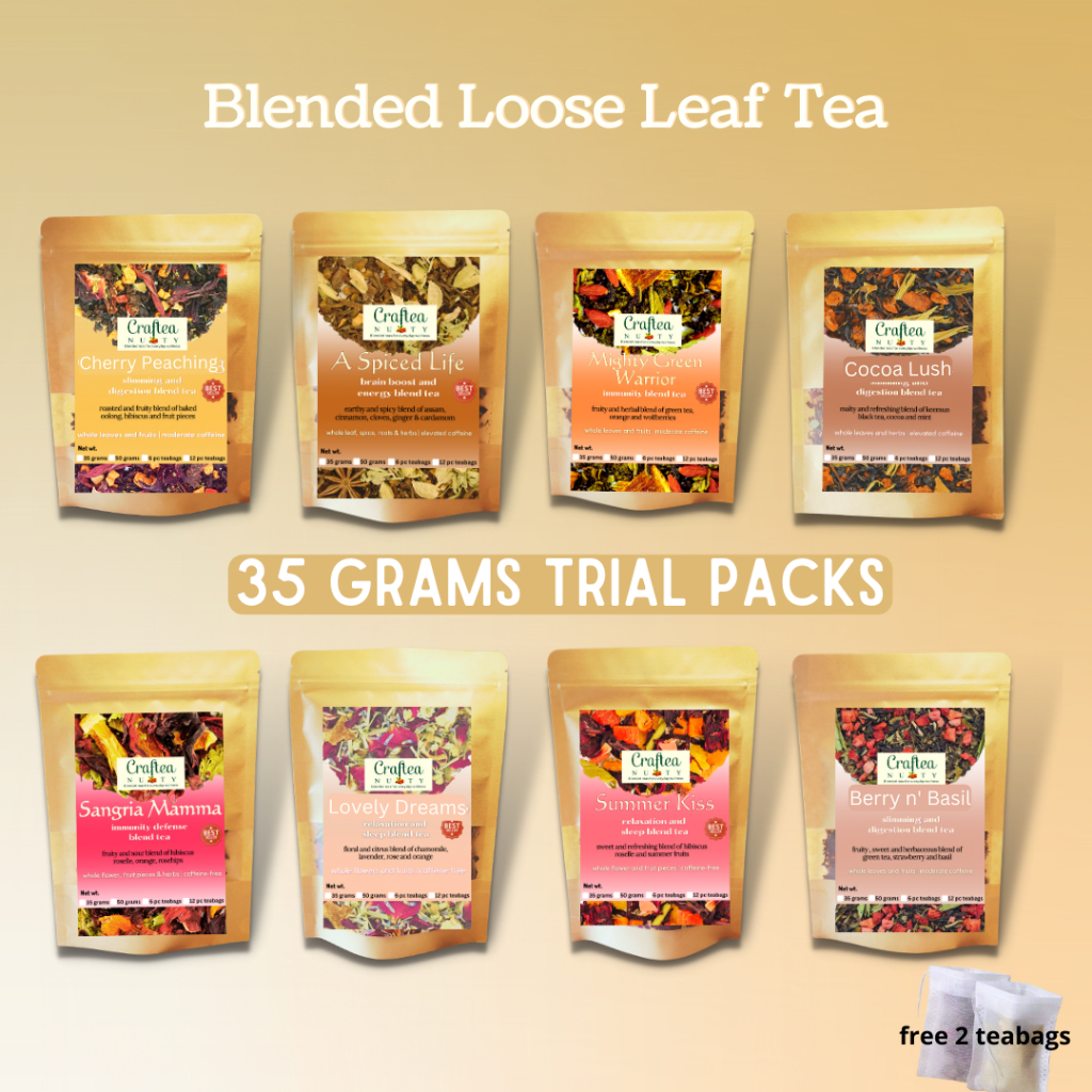 Loose Leaf Tea Blend Trial Packs 35 Grams loose leaf tea flower
