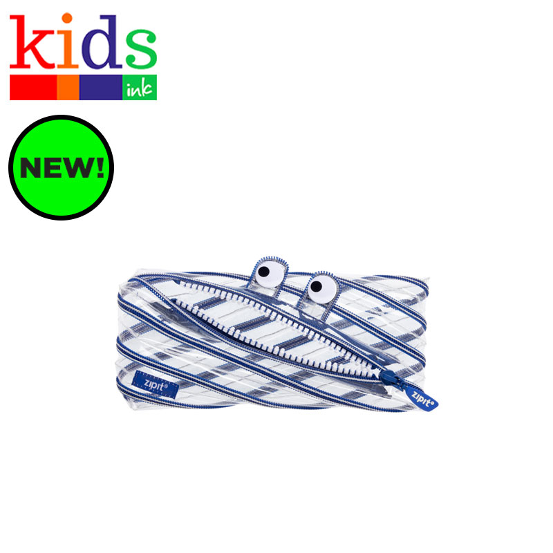 Zipit Clear Monster Pouch CMP-4J Blue Japan - Kids Ink | Shopee Philippines
