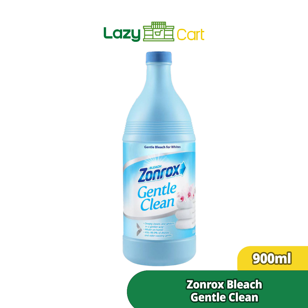 Lazycart Zonrox Bleach Gentle Clean 900ml Gentle yet Powerful