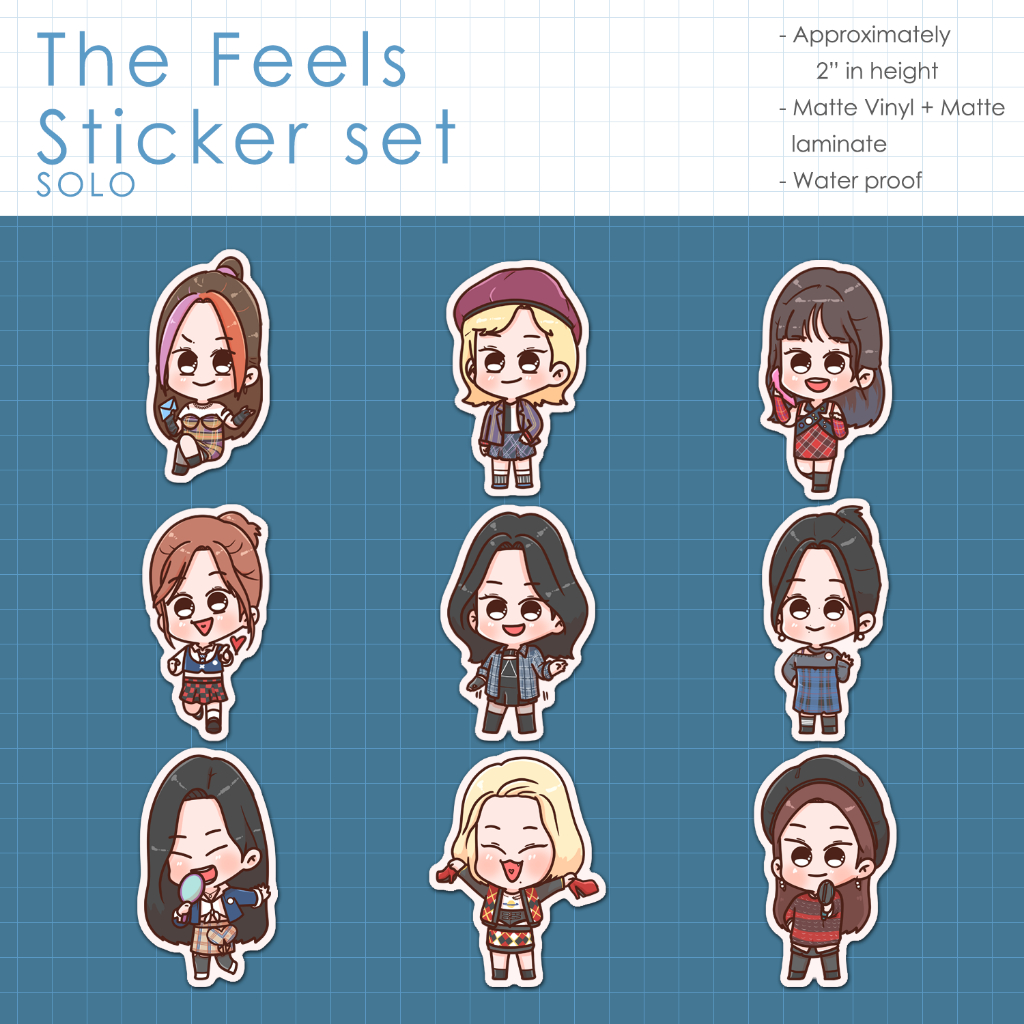 Solo The Feels Sticker Set Shopee Philippines