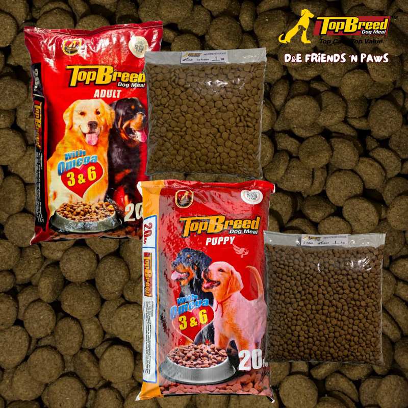 TOPBREED Adult Dog/Puppy Meal Dog Food (1 KG REPACKED) Shopee Philippines