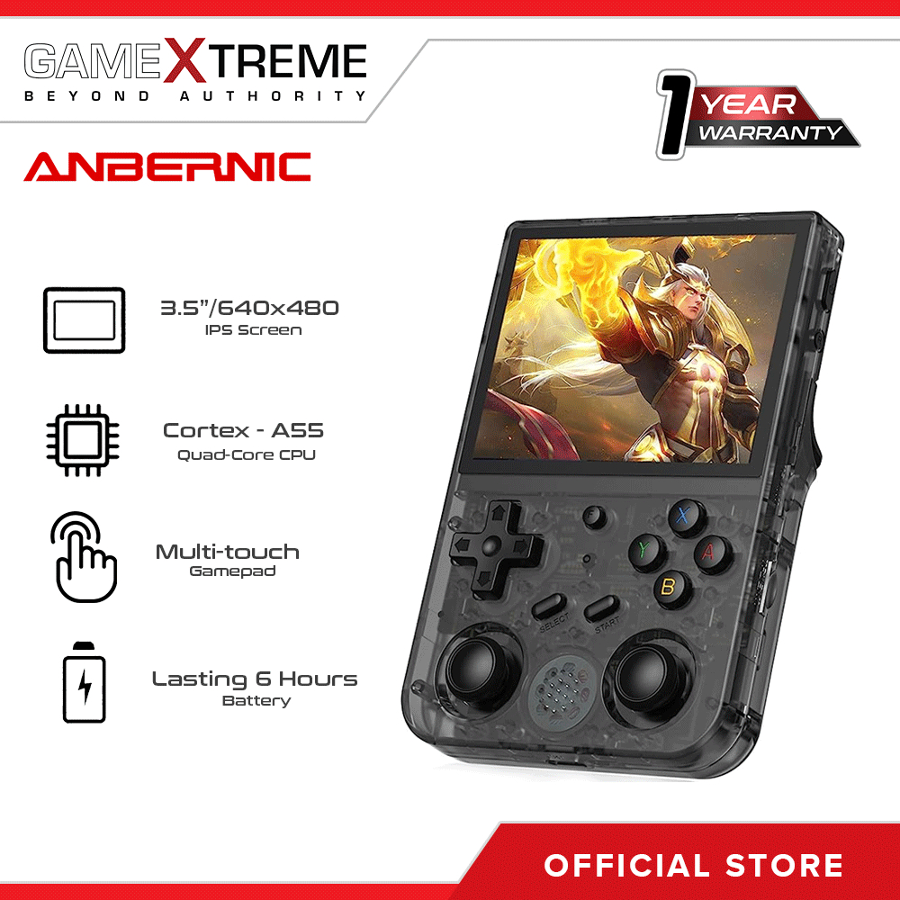 ANBERNIC RG353V Retro Handheld Gaming Console iPS Multi TouchScreen W ...