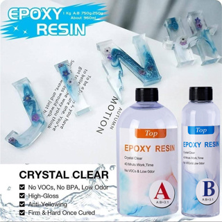 30/50/100/120ml Clear Epoxy Resin Kit for Jewelry Making - Crystal
