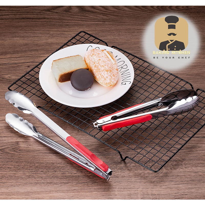 Baking Tools Grill Home Food BBQ Bread Red and Black Stainless Steel ...
