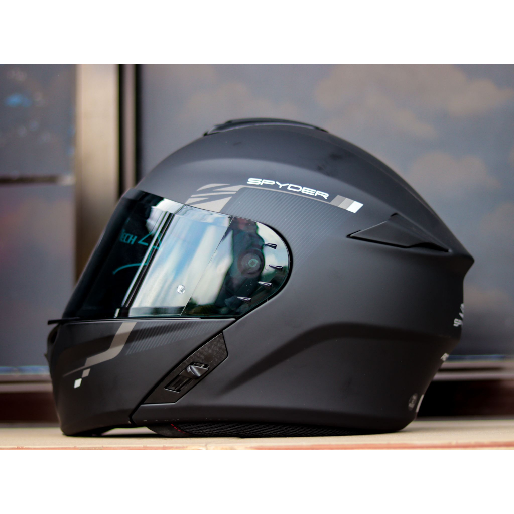 SPYDER HELMET ROVER 3001M S MATTE BLACK V2 MODULAR WITH FREE LENS