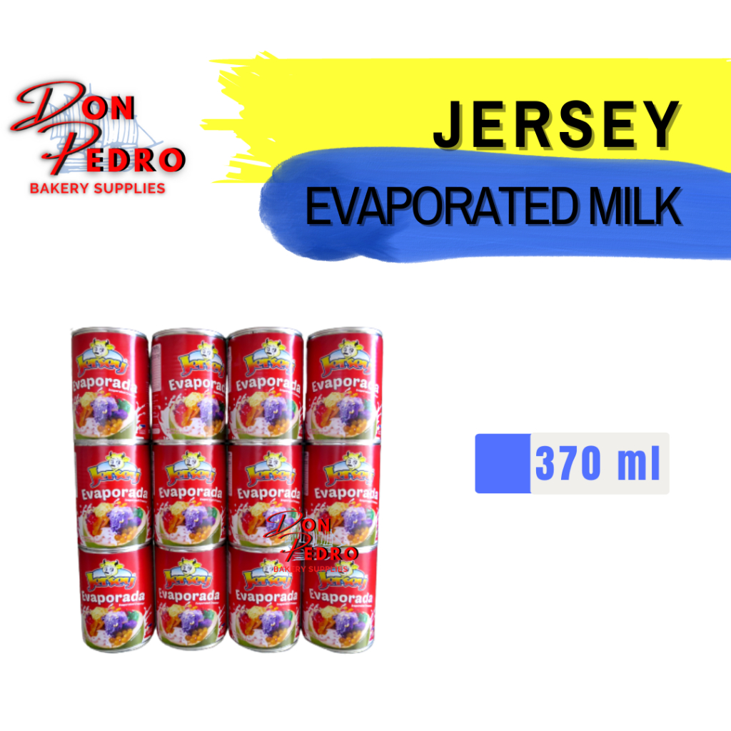 JERSEY EVAPORATED MILK CREAMER FOR BAKING & COOKING 370ML Shopee