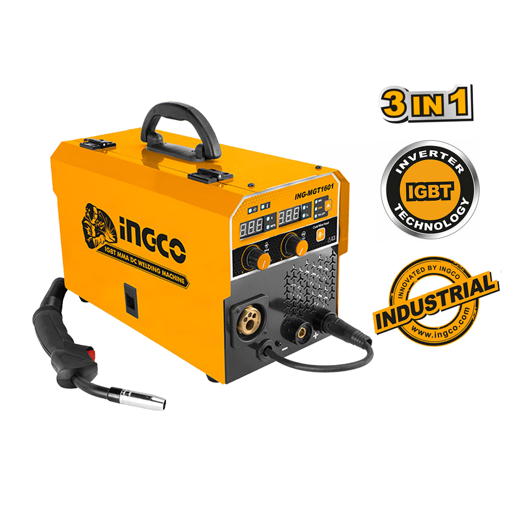 INGCO Industrial 3-in-1 Inverter MAG/MIG/MMA/TIG Lift Welding Machine ...