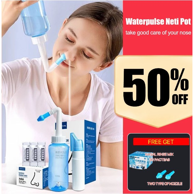 Nasal Wash Bottle Medical Nasal Cavity Flushing Nasal Washing Device ...