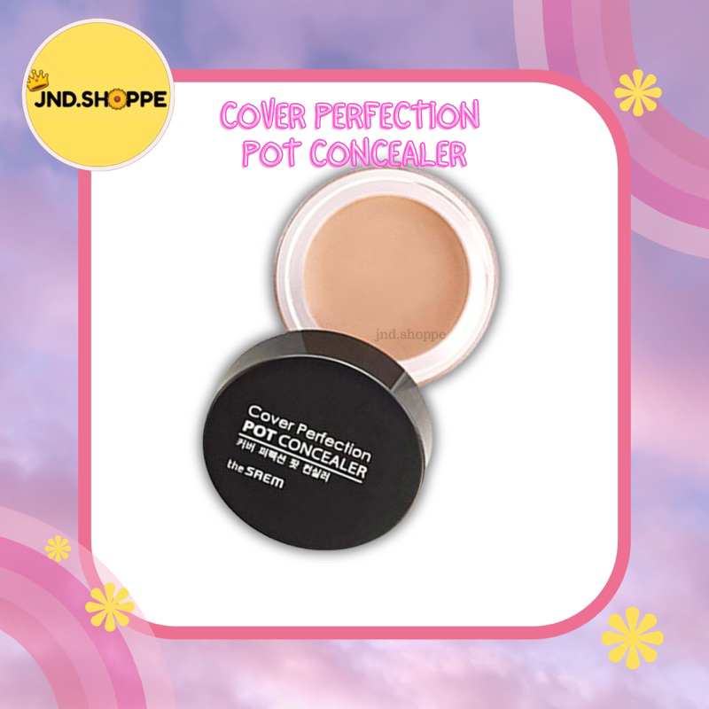 COVER PERFECTION POT CONCEALER FULL COVERAGE | THE SAEM | Shopee ...