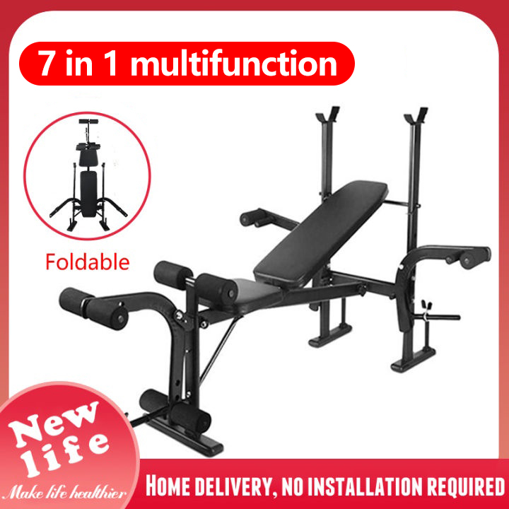 Adjustable Bench Press 12 in 1 Multifunctional Weightlifting Bed Bench