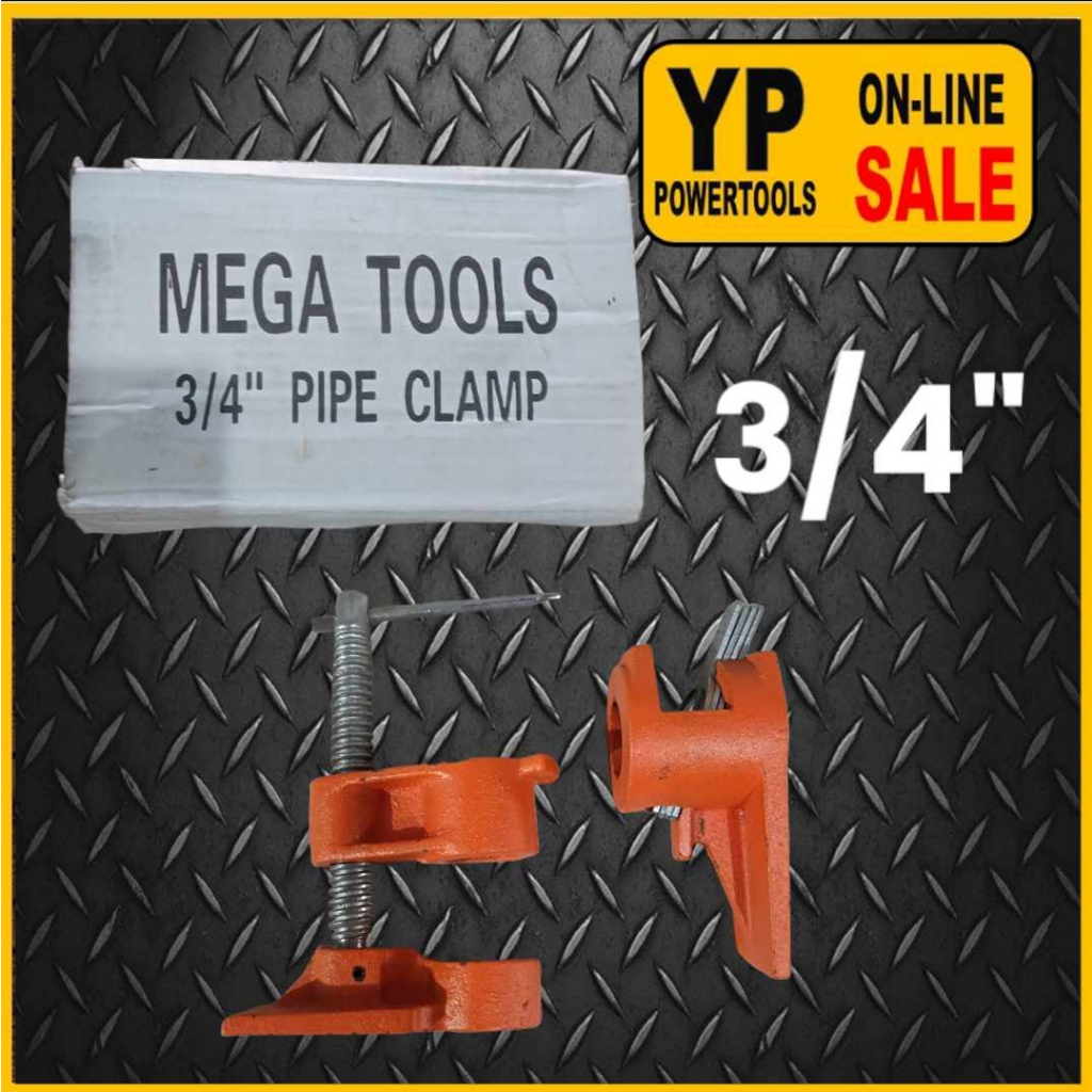 heavy duty Woodworking clamp 3/4 Pipe clamp woodworking Shopee