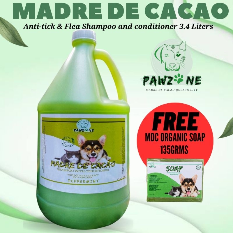 Madre De Cacao Shampoo & Conditioner with Guava Extract Peppermint