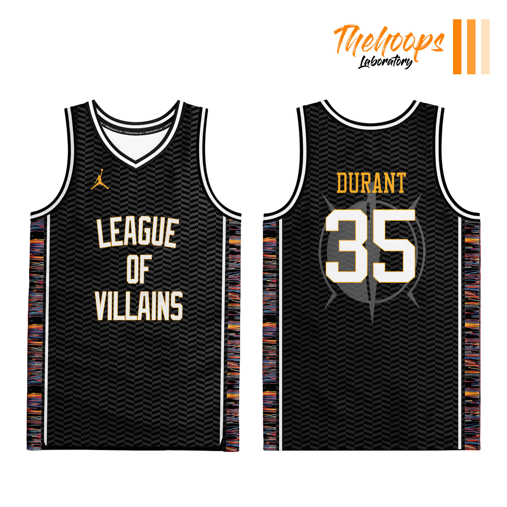 THL X Brooklyn Nets League of Villains MHA Concept Jersey Full ...