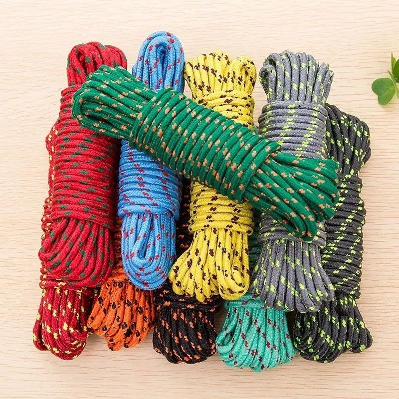 15ft &30ft Multipurpose Nylon Rope Strong Windproof Clothesline Laundry ...