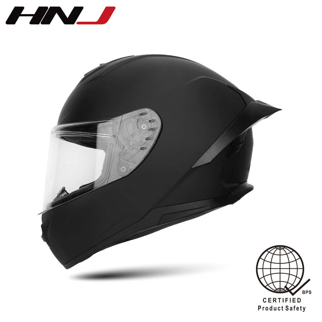 HNJ FF007 Pro Full face helmet for motorcycle (SINGLE VISOR) | Shopee ...
