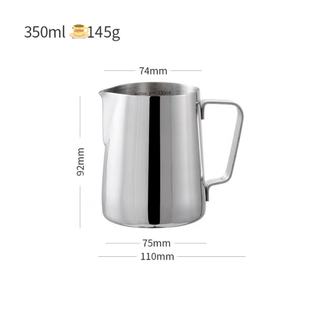 Coffee pitcher/Milk Frothing Jug/ Milk Frothing Cups Stainless Steel ...