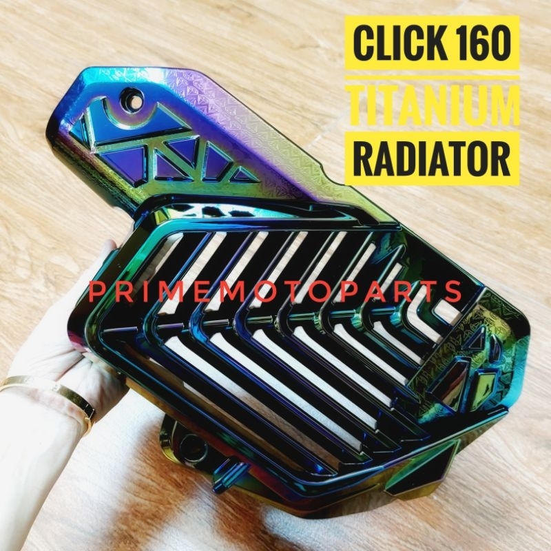 New PCX160 / Click 160 titanium or 7 colors radiator cover (Original ...