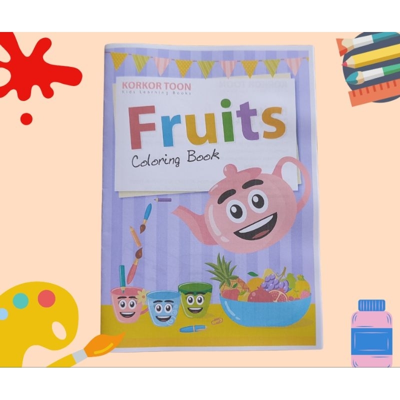 Coloring Booklets for Kids (free random design sticker) | Shopee ...