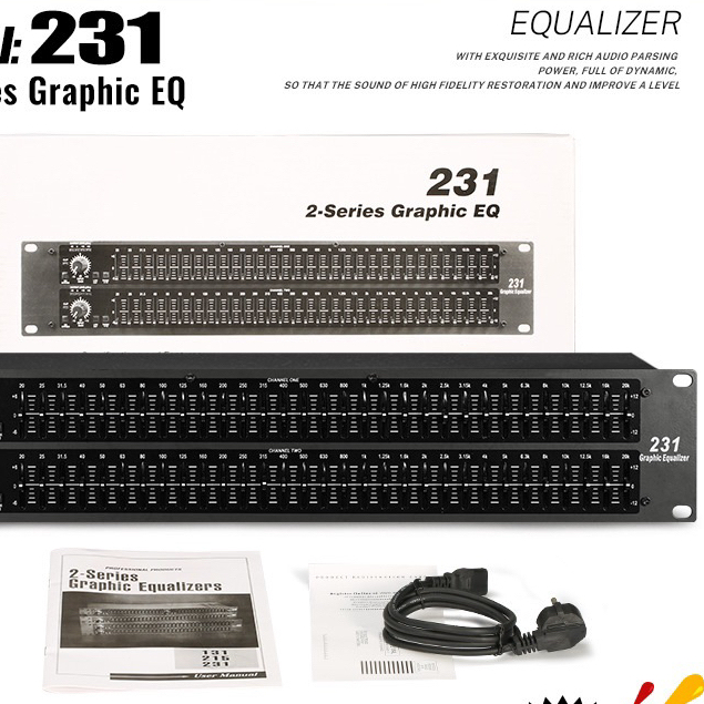 EQUALIZER 231 Double Rack Equalizer 2 Channel (black) Shopee Philippines