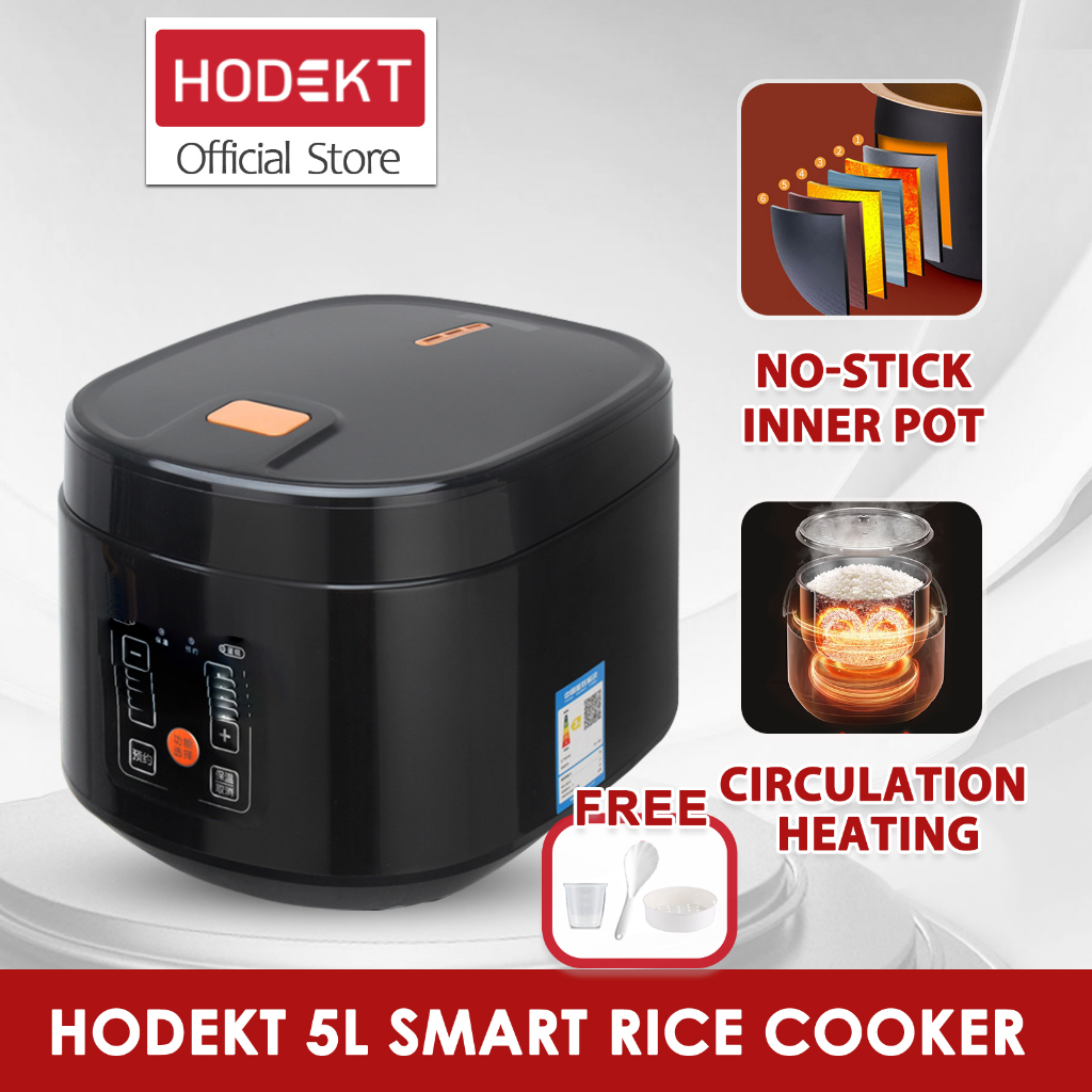 HODEKT Smart Rice Cooker Multifunctional Household Rice Cooker Large
