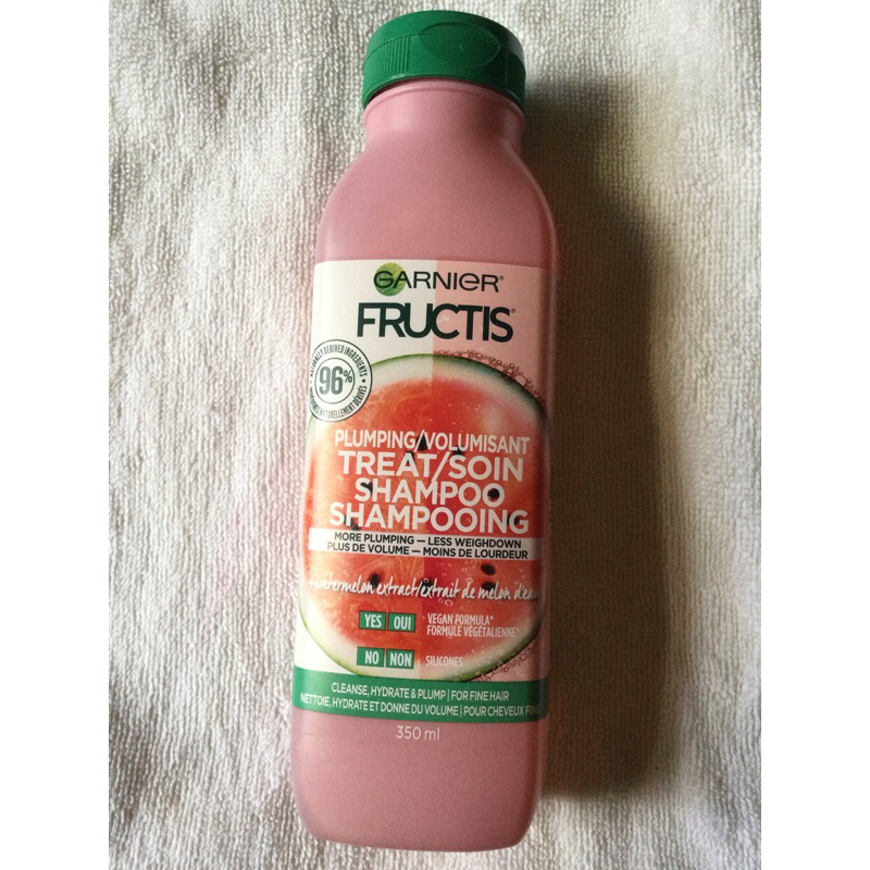 Original Garnier Fructis Plumping Treat Shampoo 350ml Shopee Philippines