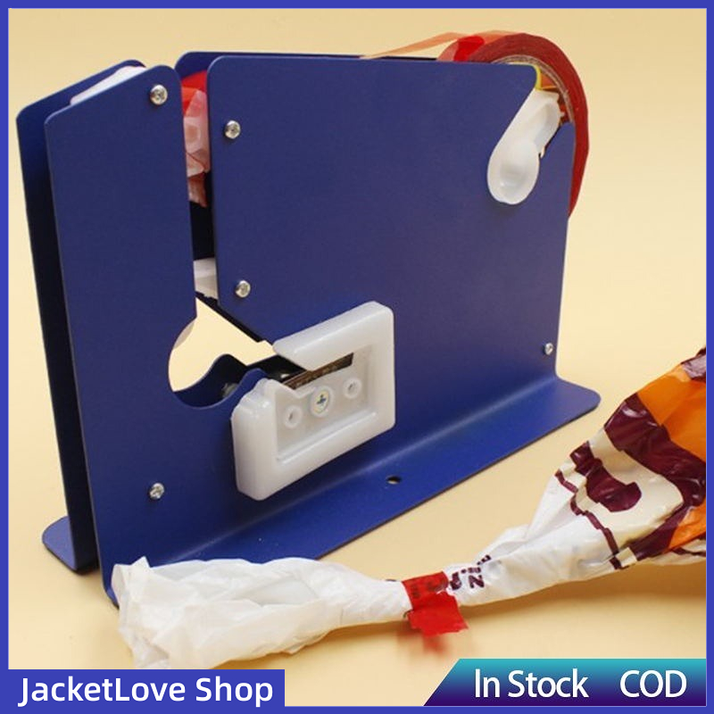 K8 Metal Bag Neck Sealer Tape Dispenser Supermarket Store Bag Packaging
