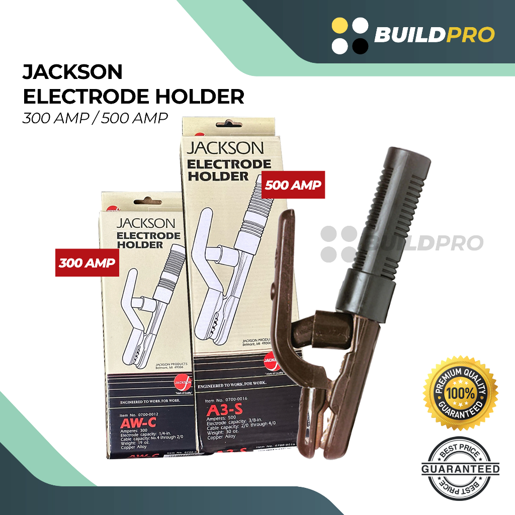 Jackson Electrode Holder 300AMP / 500AMP Shopee Philippines