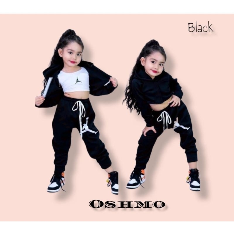 3 in 1 set terno jogger pants for kids 2 10 years old Shopee Philippines