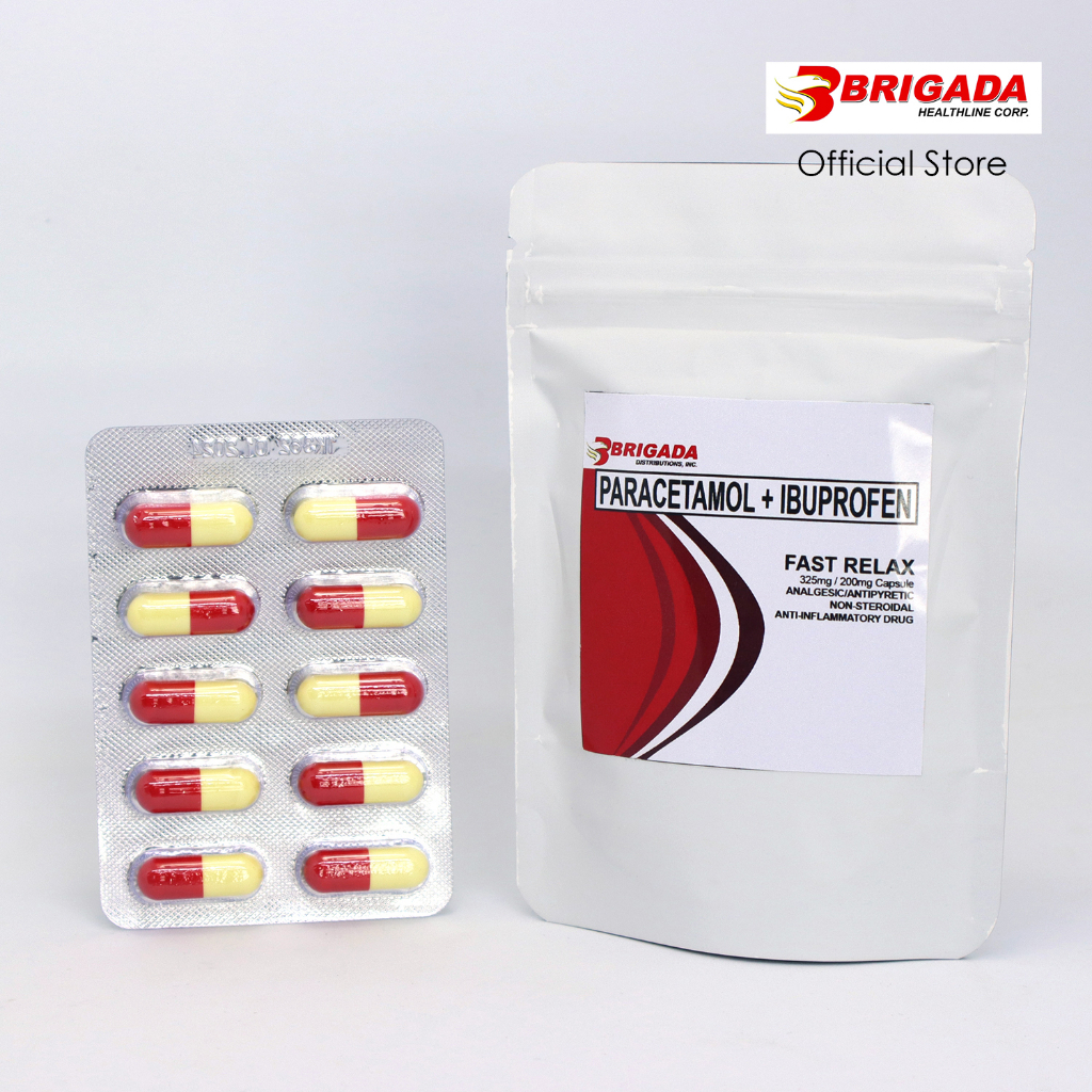 Fast Relax Paracetamol + Ibuprofen Pack in 10's Shopee Philippines