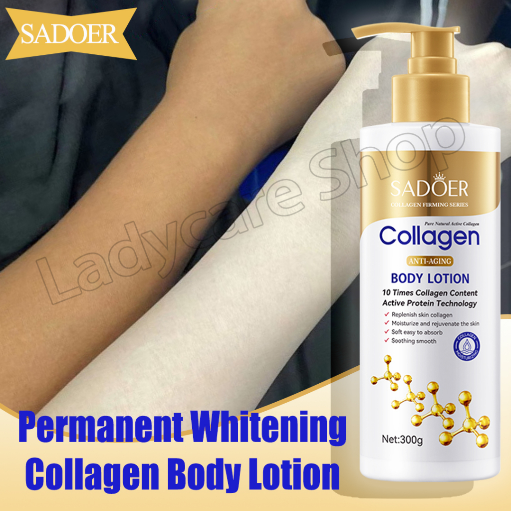 DEVNEN Collagen Whitening Body Lotion Moisturizing Smooth Dry Skin Face ...