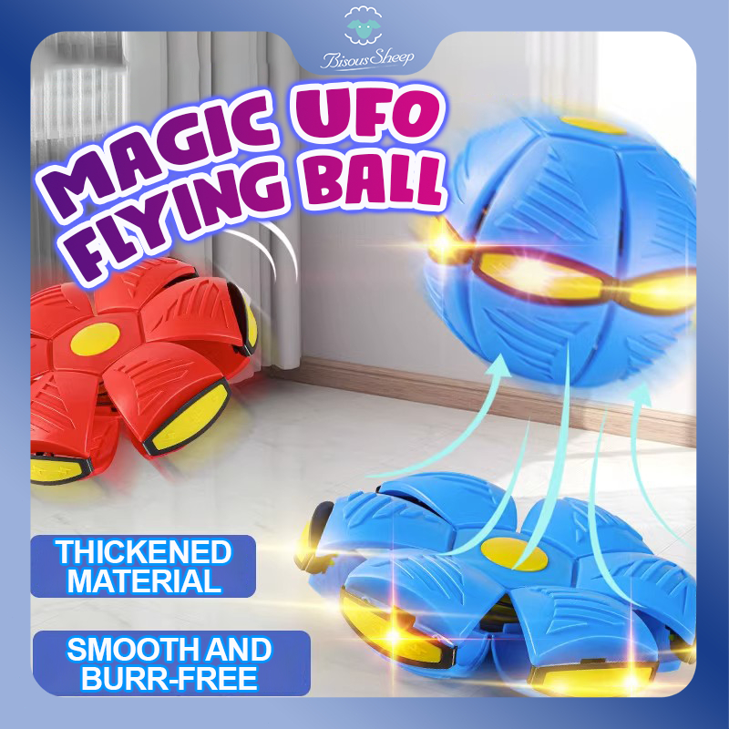 UFO Magic Ball Portable Glowing Flying Toy Creative Fly Saucer Magic
