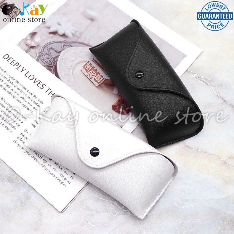 O-KAY Leather Sunglasses Bag High-end Glasses Case Eyeglasses Eyewear  Storage Bag